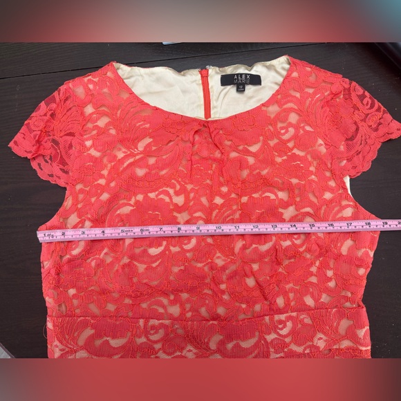 Alex Marie Lace Sheath Dress - Picture 8 of 8